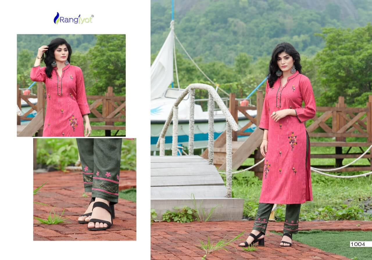Rangjyot Riddhi Vol 1 Kurti With Bottom Catalog In Wholesale Price. Purchase Full Catalog of Rangjyot Riddhi Vol 1 In wholesale Price Online