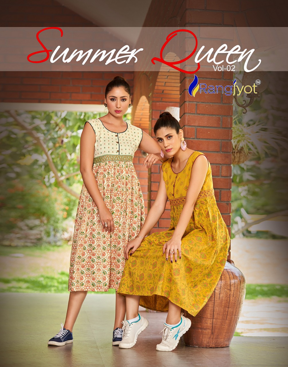 SHARFFI BY ARYA DRESS MAKER 01 TO 04 SERIES DESIGNER COTTON KURTIS