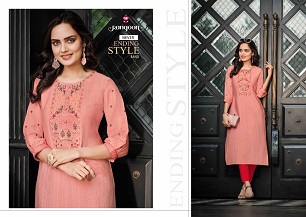 Rangoon Jeevika Kurti Wholesale Catalog. Buy Six Designe Full Catalog of Rangoon Jeevika Kurti At Wholesale Price