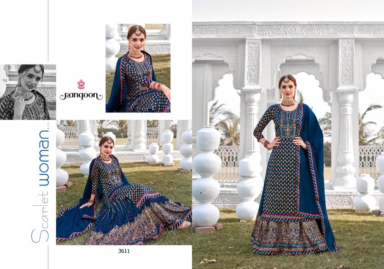 Rangoon Patrani Lehengha Choli Wholesale Catalog. Purchase Full Catalog Of Lehengha Choli In Wholesale Price Online