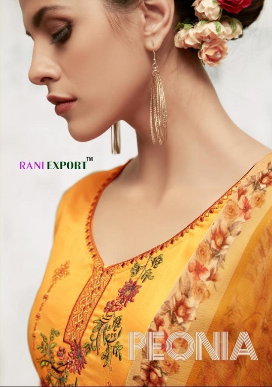 Rani Export Peonia Designer Dress Matarial Catalogue