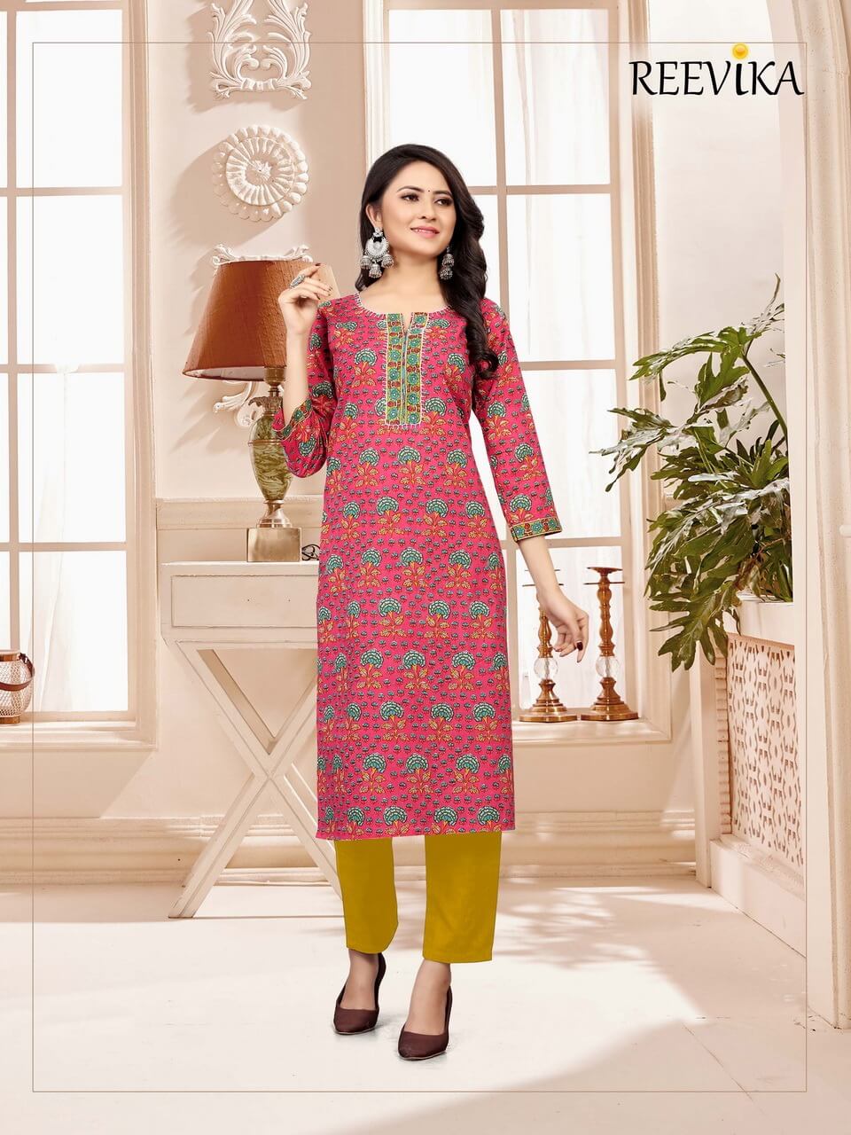 Women Office Wear Kurtis at Rs 468 | Rayon Cotton Kurti in Surat | ID:  24304197891