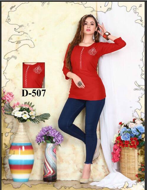 Riyaa Aloka Stylish Short Top Catalog In Wholesale Price. Purchase Full Catalog of Riyaa Aloka In Wholesale Price Online