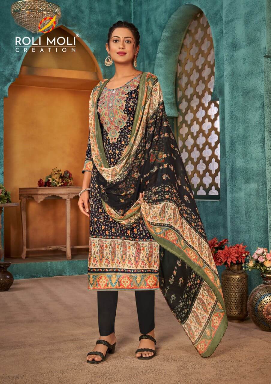 Roli Moli Zaara Cotton Dress Material Catalog In Wholesale Price. Purchase Full Catalog of Roli Moli Zaara In Wholesale Price Online