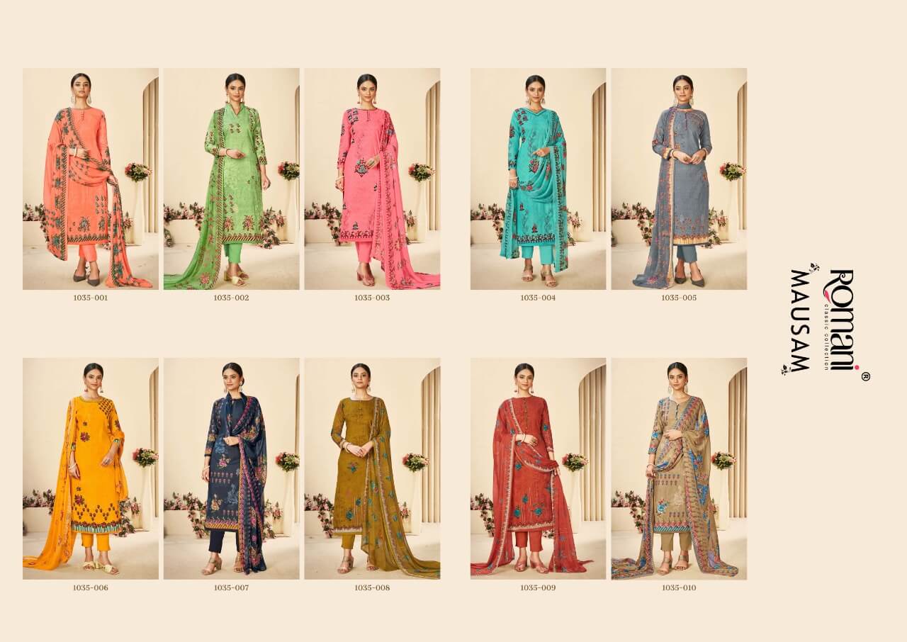 Romani Mausam Cotton Dress Material Catalog In Wholesale Price, Purchase Full Catalog of Romani Mausam In Wholesale Price Online