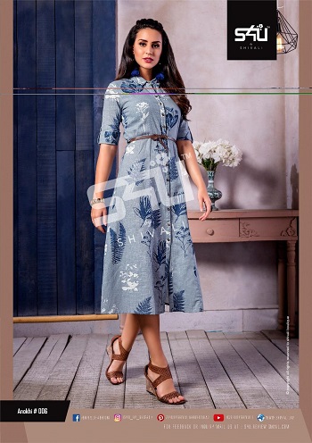 Aarvi Anokhi 1 Casual Wear Kurti With Pant Collection Design Catalog