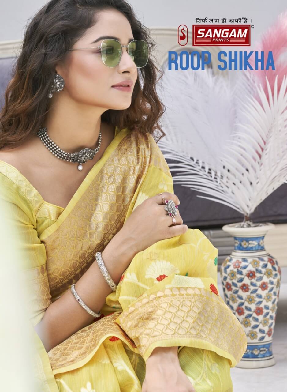 Sangam Roop Shikha Party Wear Saree Catalog In Wholesale Price
