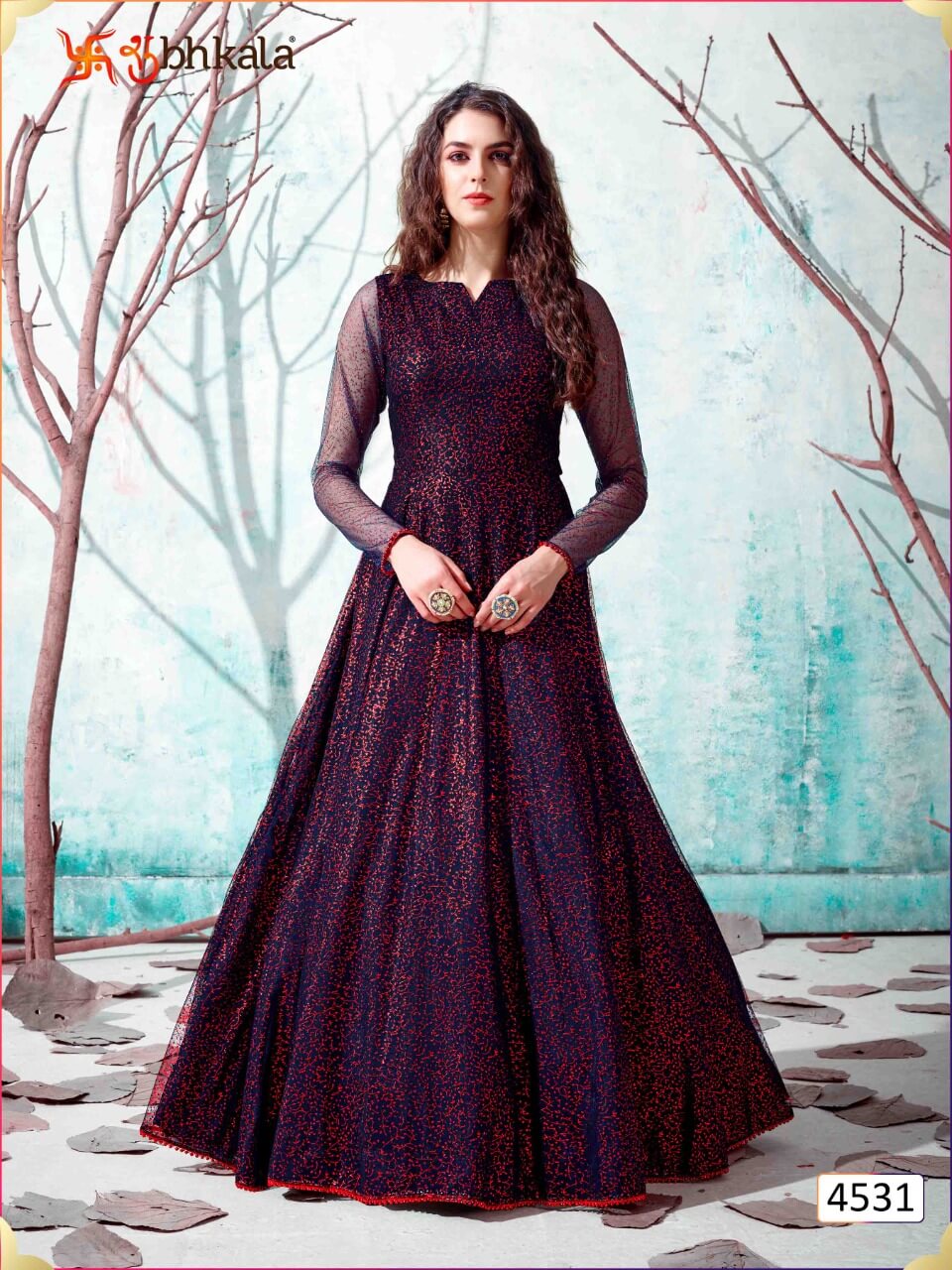 NON CATALOG GOWN VOL-4 BY FASHID WHOLESALE 401 TO 408 SERIES BEAUTIFUL  STYLISH FANCY COLORFUL