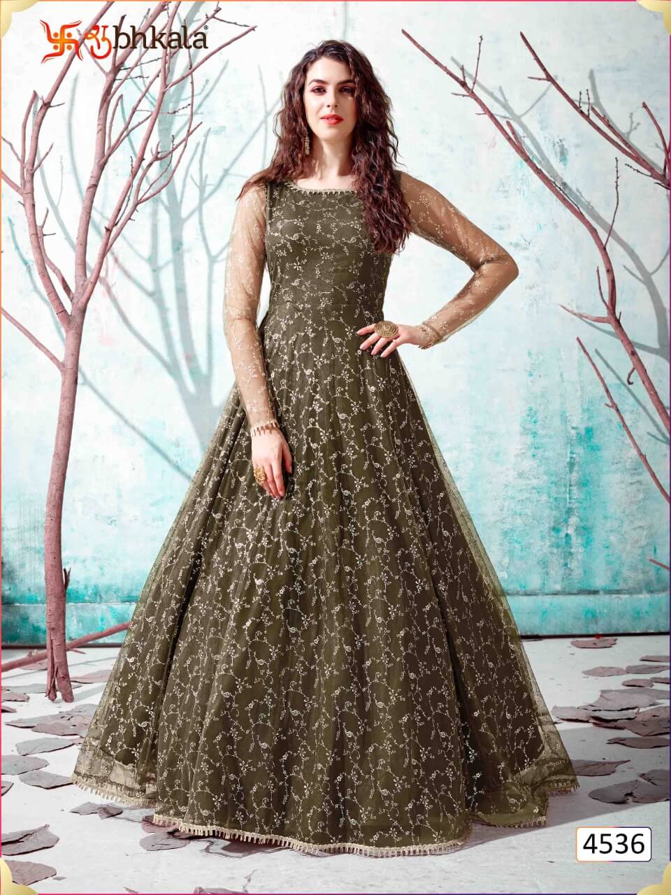 Subhkala Flory Vol 13 Party Wear Gown Catalog in Wholesale Price