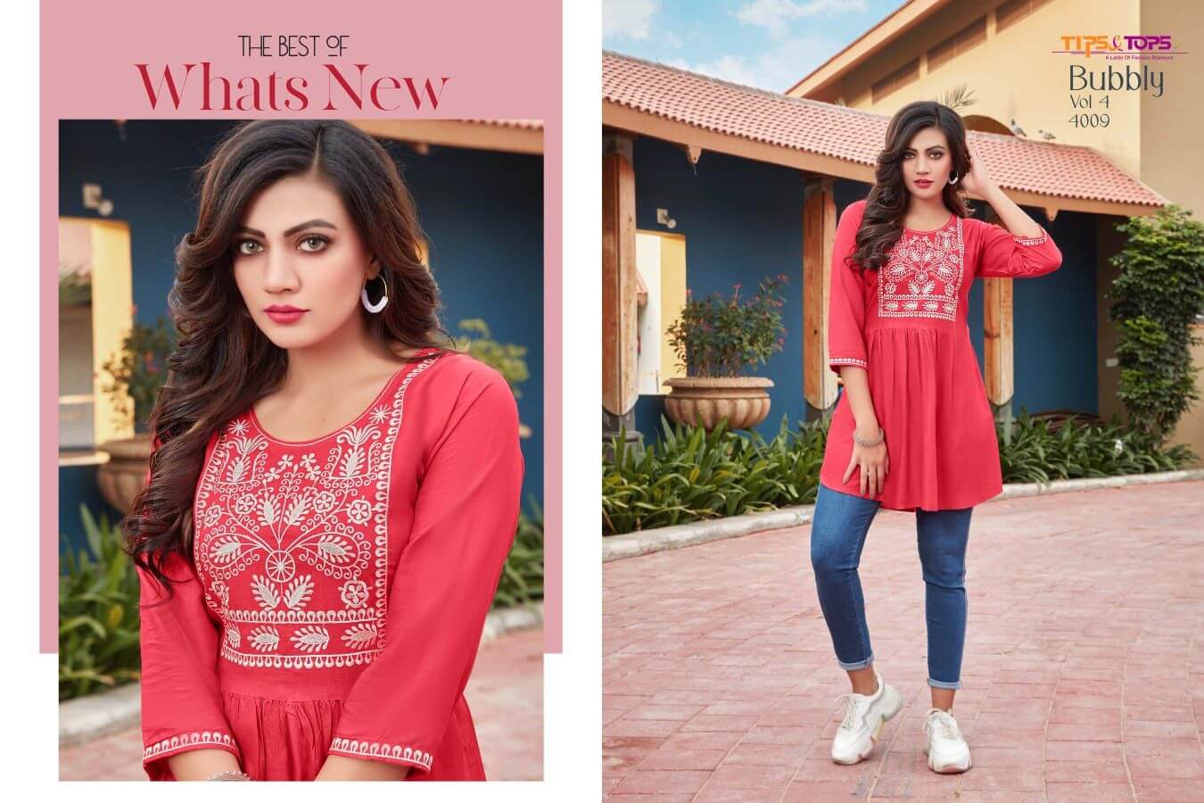 Tips And Tops Bubbly Vol 4 Rayon Western Tops Wholesale Catalog, Buy Full Catalog of Tips And Tops Bubbly Vol 4 Rayon Western Tops At Wholesale Price