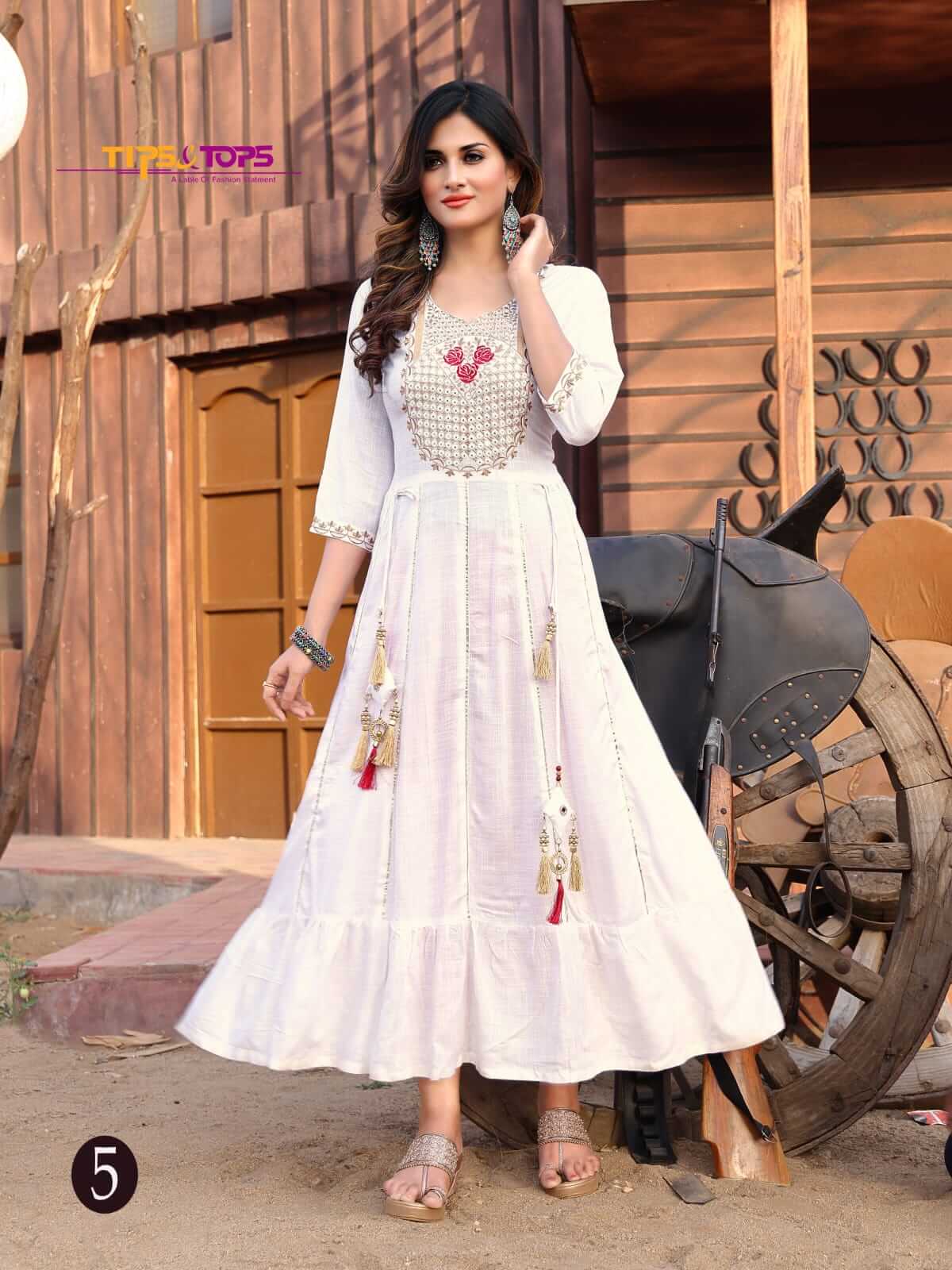 Tips And Tops Label Vol 1 Partywear Kurtis Wholesale Catalog, Buy Full Catalog of Tips And Tops Label Vol 1 Partywear Kurtis At Wholesale Price