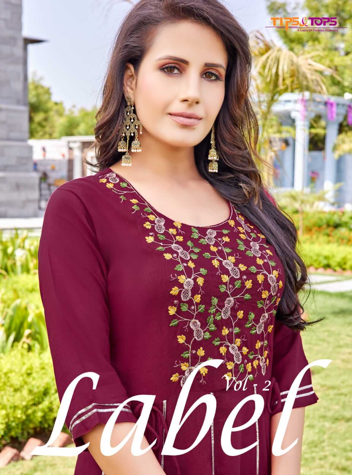 Tips And Tops Label Vol 2 Party Wear Gowns Wholesale Catalog. Purchase Full Catalog of Party Wear Gowns In Wholesale Price Online