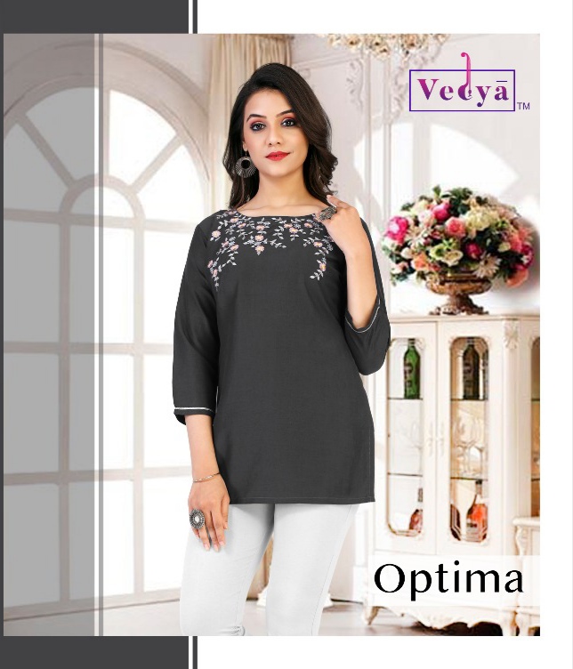 Vedya Optima Tunics Tops Wholesale Catalog. Purchase Full Catalog of Tunics Tops In Wholesale Price Online
