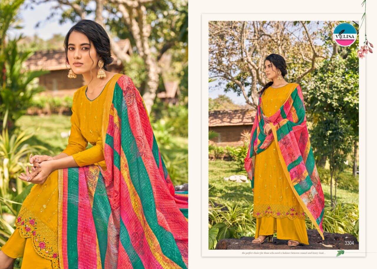 Velisa Jenny Silk Dress Material Catalog In Wholesale Price, Purchase Full Catalog of Velisa Jeeny In Wholesale Price Online