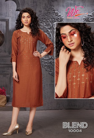 We Blend Kurtis Wholesale Catalog, Buy Full Catalog of We Blend Kurtis At Wholesale Price