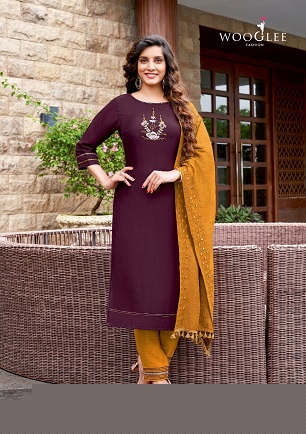 Wooglee Destiny 3 Top Bottom Dupatta Wholesale Catalog, Buy Full Catalog of Wooglee Destiny 3 Top Bottom Dupatta At Wholesale Price