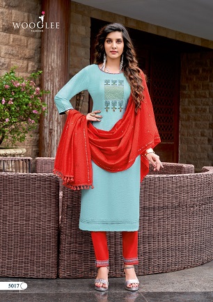Wooglee Destiny 3 Top Bottom Dupatta Wholesale Catalog, Buy Full Catalog of Wooglee Destiny 3 Top Bottom Dupatta At Wholesale Price