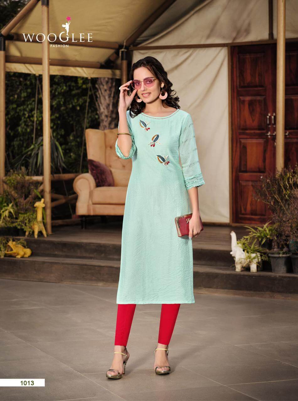 Wooglee Maryam Viscose Kurti Catalog In Wholesale Price. Purchase Full Catalog of Wooglee Maryam In Wholesale Price Online