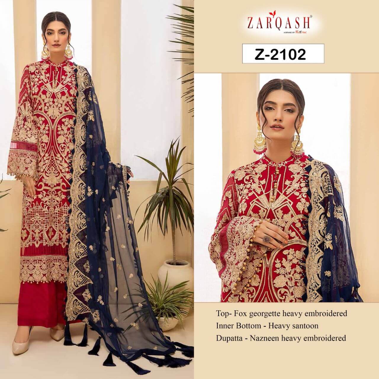 Zarqash Adan Tesoro Georgette Dress Materials Catalog, Buy Full Catalog of Zarqash Adan Tesoro Georgette Dress Materials Catalog At Wholesale Rate