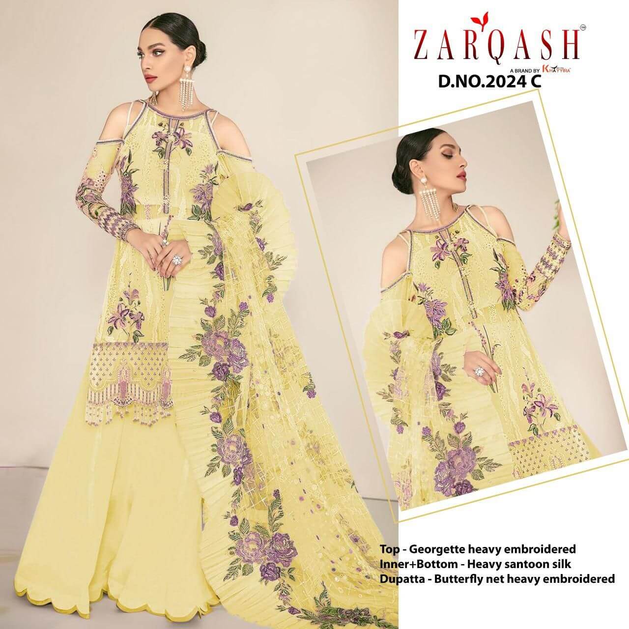 Zarqash Jihan Georgette Dress Materials Wholesale Catalog, Buy Full Catalog of Zarqash Jihan Georgette Dress Materials At Wholesale Price