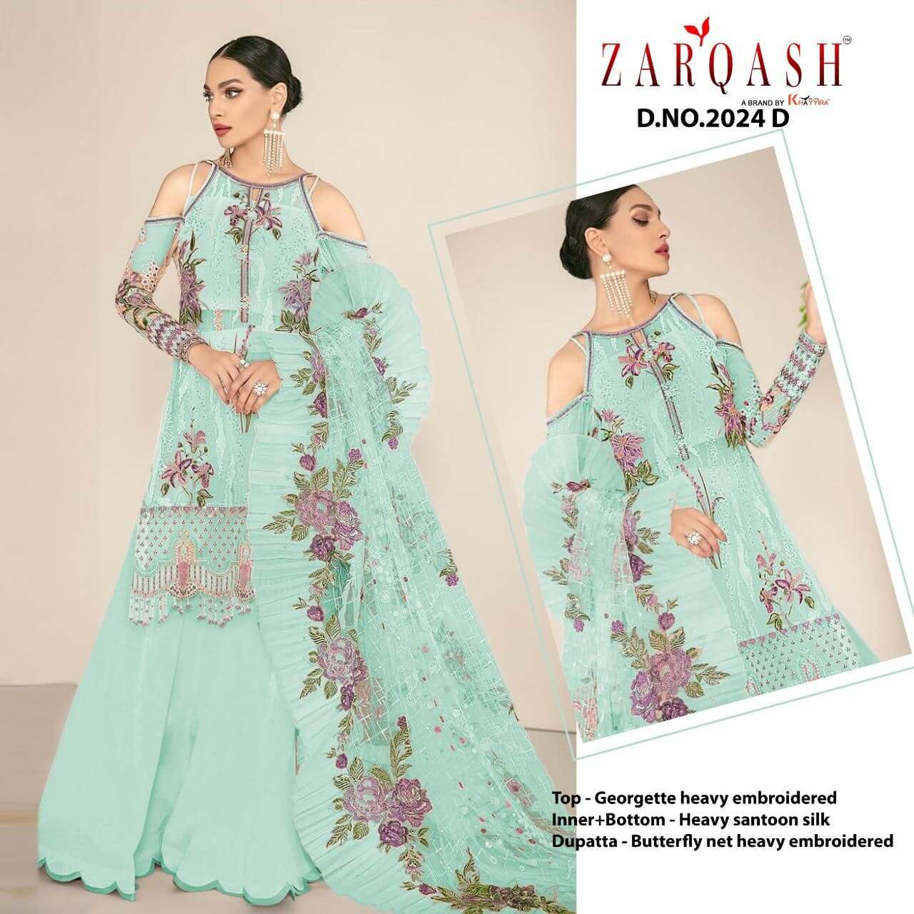 Zarqash Jihan Georgette Dress Materials Wholesale Catalog, Buy Full Catalog of Zarqash Jihan Georgette Dress Materials At Wholesale Price