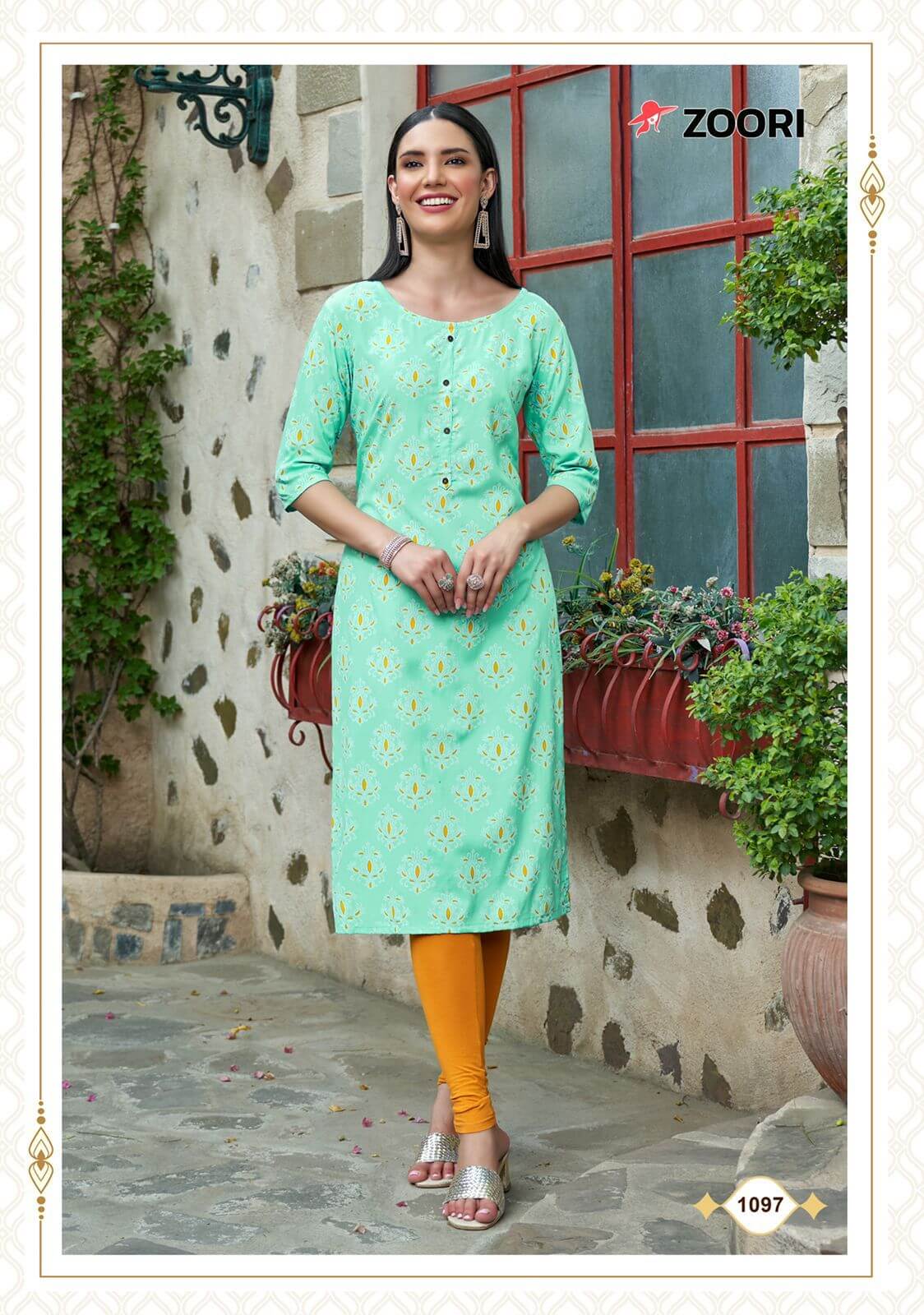 Zoori Akshara Vol 16 Kurtis Wholesale Catalog. Purchase Full Catalog of Ladies kurtis In Wholesale Price Online