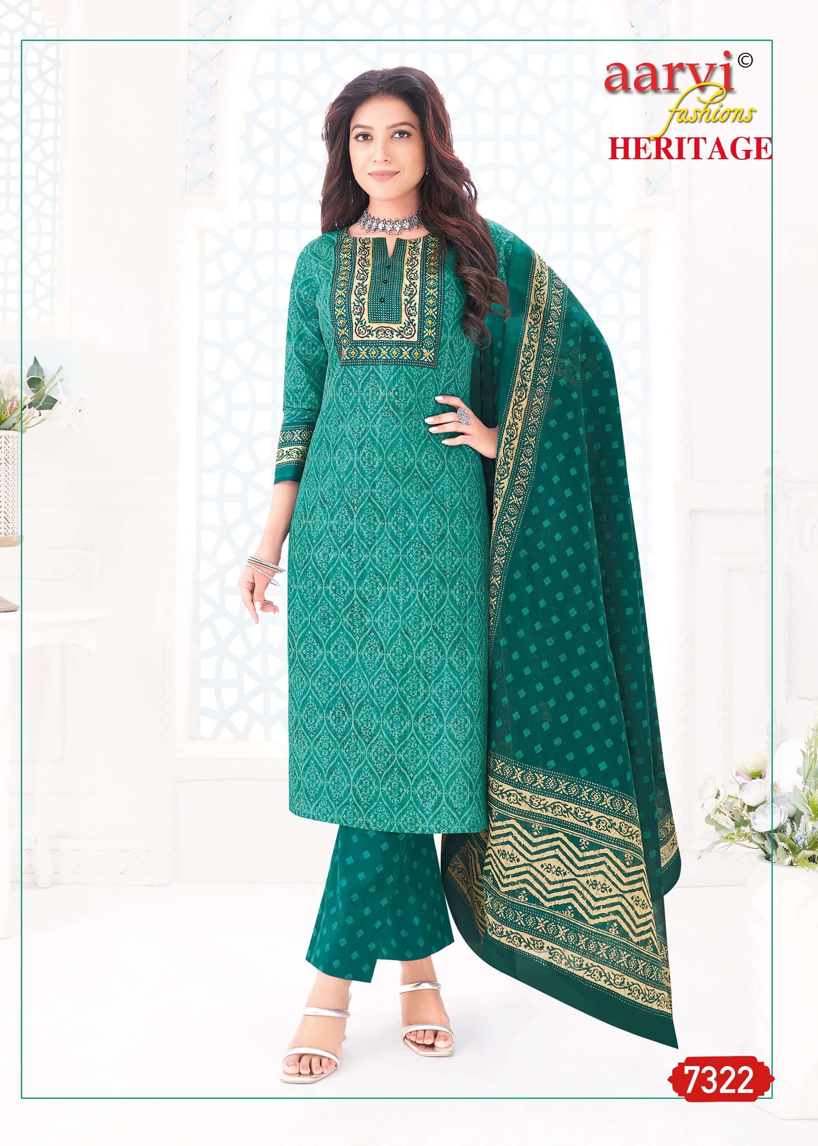 Aarvi Heritage vol 1 Cotton Readymade Dress Catalog in Wholesale, Buy Aarvi Heritage vol 1 Cotton Readymade Dress Catalog in Wholesale Price Online