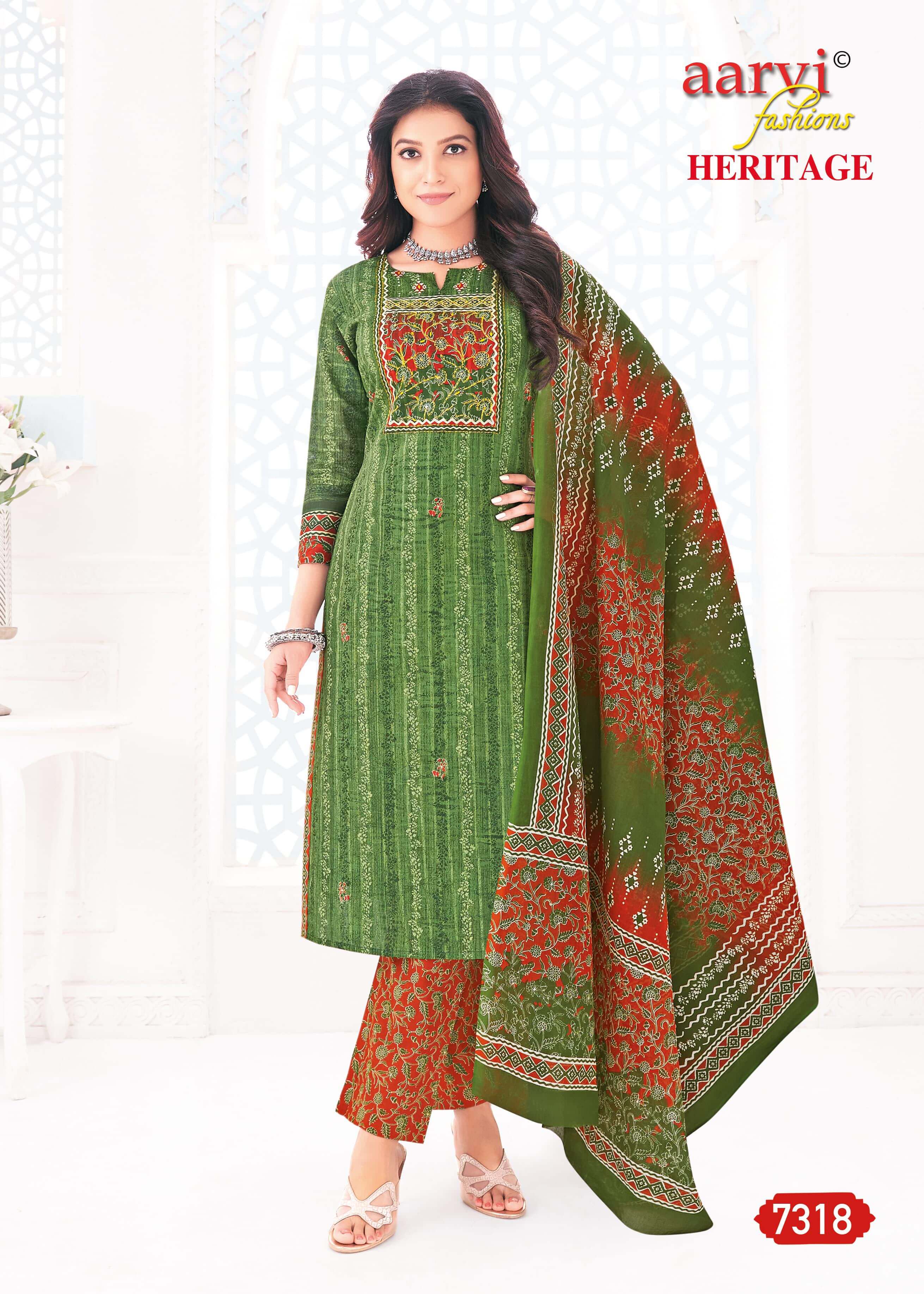 Aarvi Heritage vol 1 Cotton Readymade Dress Catalog in Wholesale, Buy Aarvi Heritage vol 1 Cotton Readymade Dress Catalog in Wholesale Price Online