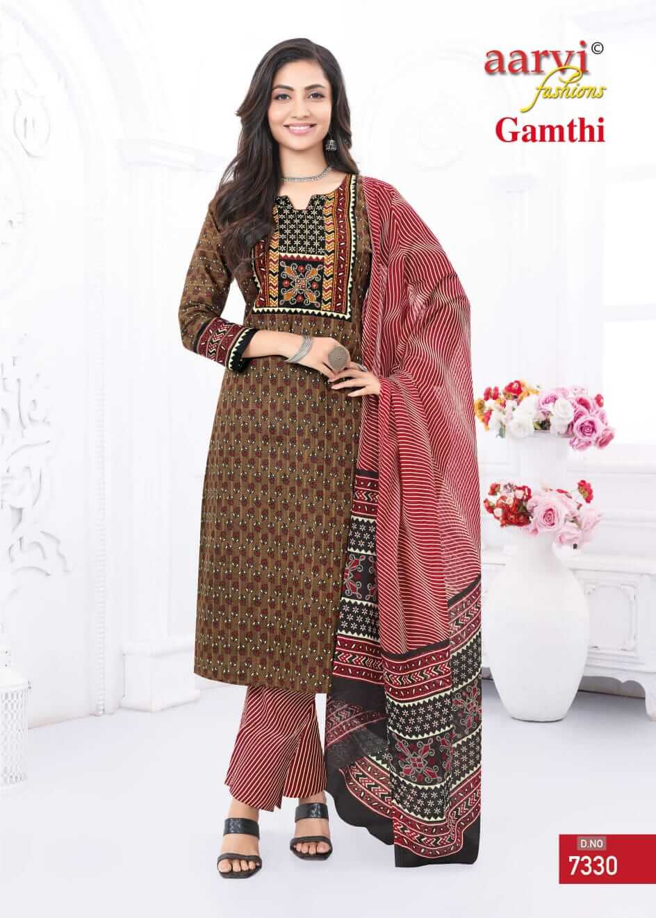 Aarvi Gamthi vol 5 Cotton Readymade Dress Catalog in Wholesale, Buy Aarvi Gamthi vol 5 Cotton Readymade Dress Catalog in Wholesale Price Online From Aarvee Creation Vadodara