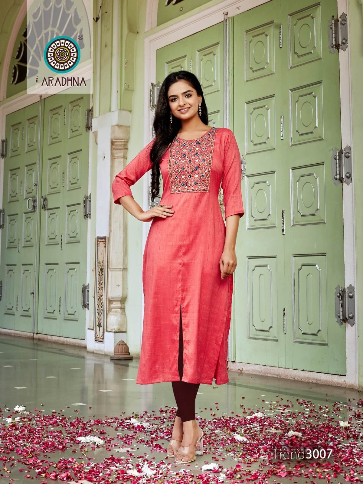 Aradhna Fashion Trend vol 3 Rayon Embroidery Work Kurti Catalog, Buy Aradhna Fashion Trend vol 3 Rayon Embroidery Work Kurtis Full Catalog in Wholesale Price Online