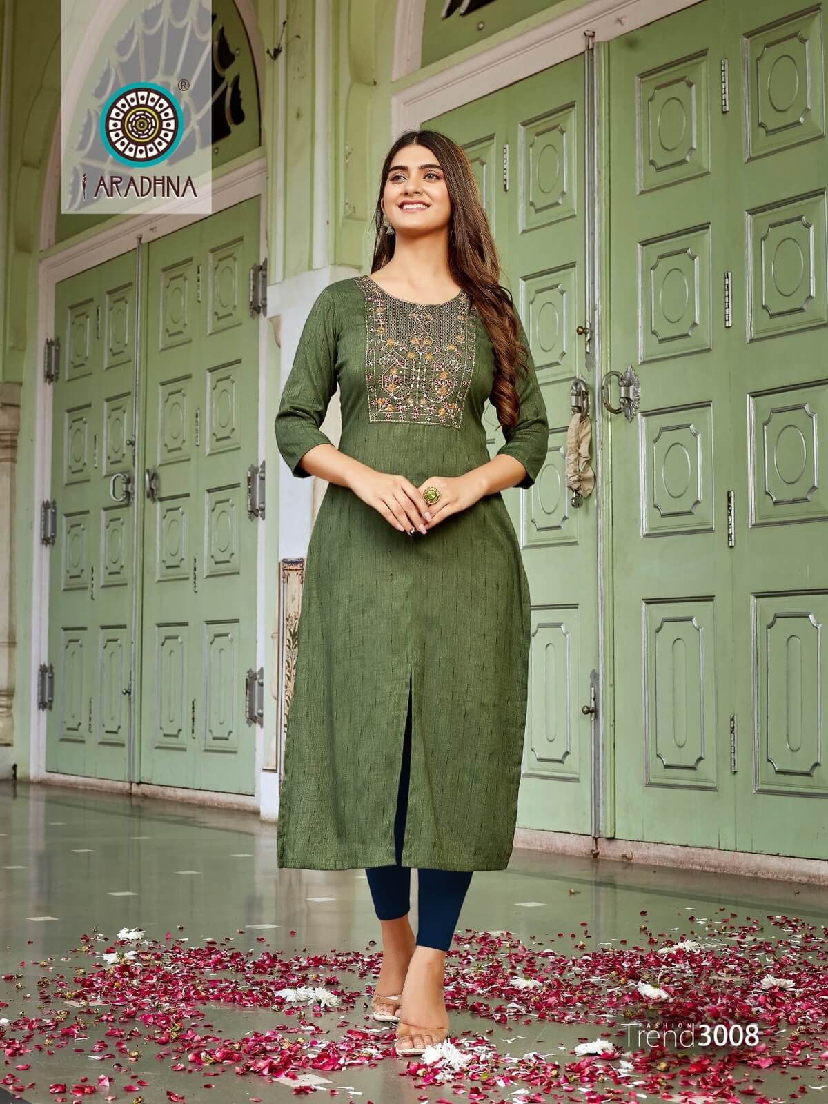 Aradhna Fashion Trend vol 3 Rayon Embroidery Work Kurti Catalog, Buy Aradhna Fashion Trend vol 3 Rayon Embroidery Work Kurtis Full Catalog in Wholesale Price Online