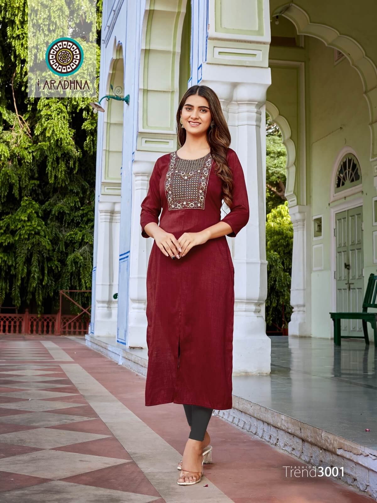 Aradhna Fashion Trend vol 3 Rayon Embroidery Work Kurti Catalog, Buy Aradhna Fashion Trend vol 3 Rayon Embroidery Work Kurtis Full Catalog in Wholesale Price Online
