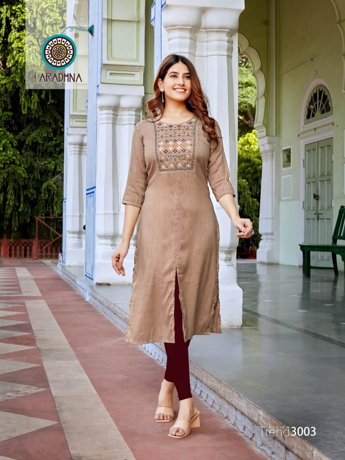 Aradhna Fashion Trend vol 3 Rayon Embroidery Work Kurti Catalog, Buy Aradhna Fashion Trend vol 3 Rayon Embroidery Work Kurtis Full Catalog in Wholesale Price Online