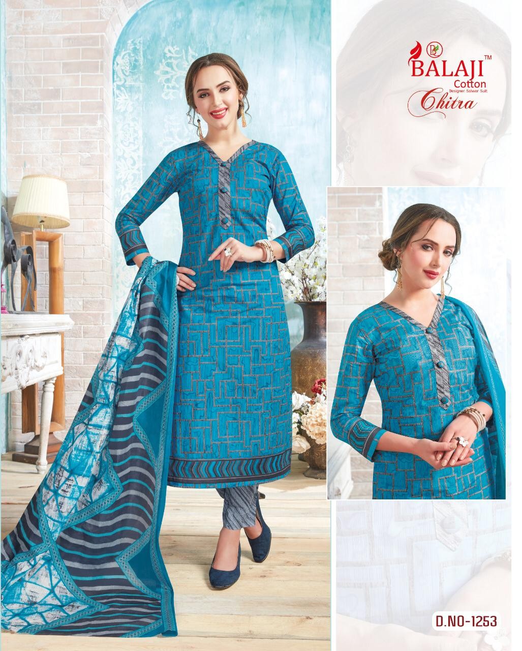 Balaji Chitra Vol 21 Cotton Dress Material Catalog