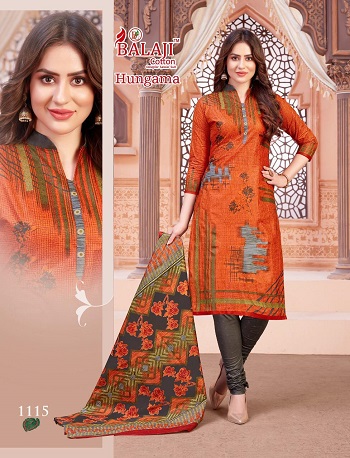 Cotton Printed Low Price Range Dress Materials Wholesale Catalogue Hungama volume 11, Purchase sixteen Pieces unstitched Ladies Dress in Wholesale Price 