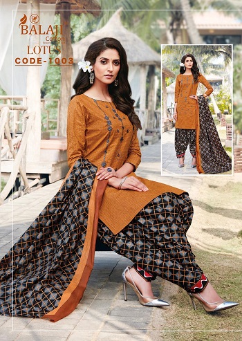 Lotus Vol 1 Premium Work Collection Wholesale Dress Materials Catalogue, Balaji Cotton Presents 12 Designs Unsttiched Dress Catalogue in Wholesale Rate