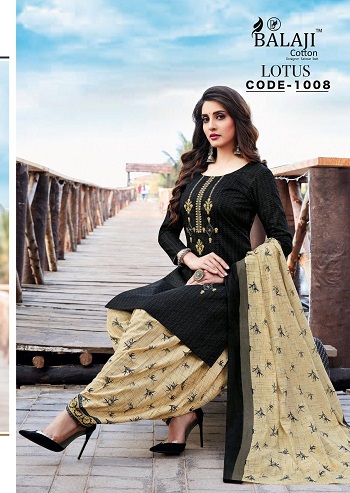 Lotus Vol 1 Premium Work Collection Wholesale Dress Materials Catalogue, Balaji Cotton Presents 12 Designs Unsttiched Dress Catalogue in Wholesale Rate