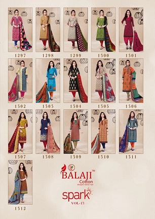 Balaji Cotton Spark Vol 13 Dress Materials