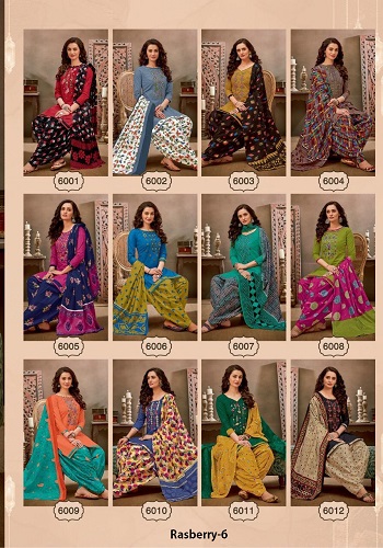 Balaji Cotton Rasberry vol 6 Salwar Suit Wholesale Catalog