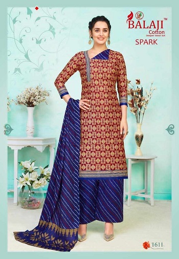 Cotton Print Wholesale Dress Material Catalog Spark vol 16 By Balaji Cotton, Shop Balaji unstitched Dress Catalogues in Bulk Price for Selling