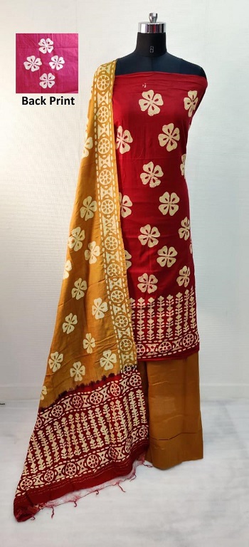 Cotton Batik Print Dress Materials Wholesale Collection. Purchase Batik Dress Materials in Wholesale For Selling Purpose in Bulk Rate