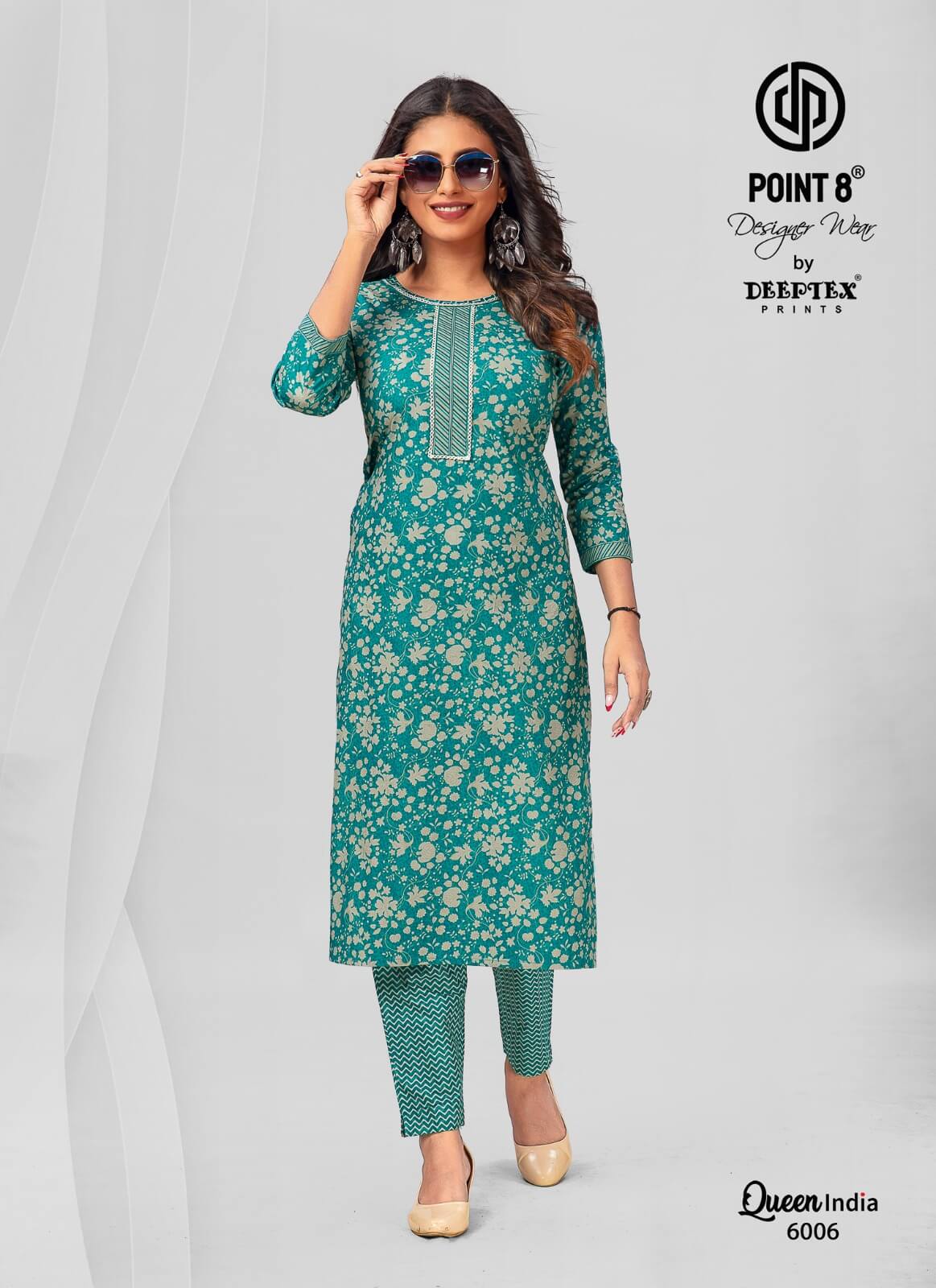 Deeptex Queen India vol 6 Kurti with Pant Catalog in Wholesale, Buy Deeptex Queen India vol 6 Kurti with Pant Full Catalog in Wholesale Price Online From Aarvee Creation
