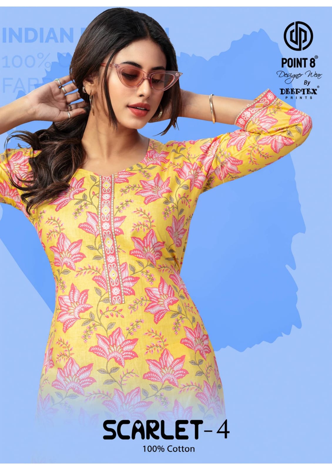 Deeptex Scarlet vol 4 Short Tops Catalog in Wholesale Price, Buy Deeptex Scarlet vol 4 Short Tops Catalog in Wholesale Price Online From Aarveen Creation