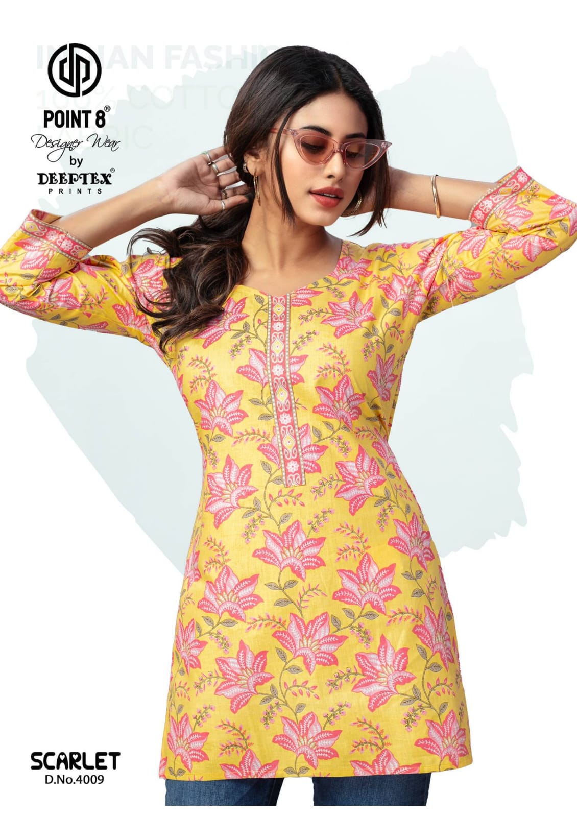 Deeptex Scarlet vol 4 Short Tops Catalog in Wholesale Price, Buy Deeptex Scarlet vol 4 Short Tops Catalog in Wholesale Price Online From Aarveen Creation