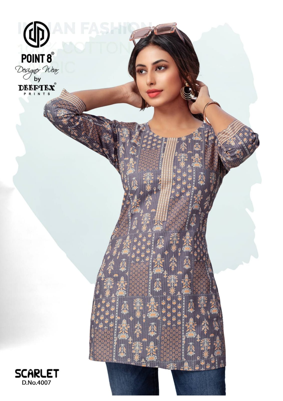 Deeptex Scarlet vol 4 Short Tops Catalog in Wholesale Price, Buy Deeptex Scarlet vol 4 Short Tops Catalog in Wholesale Price Online From Aarveen Creation