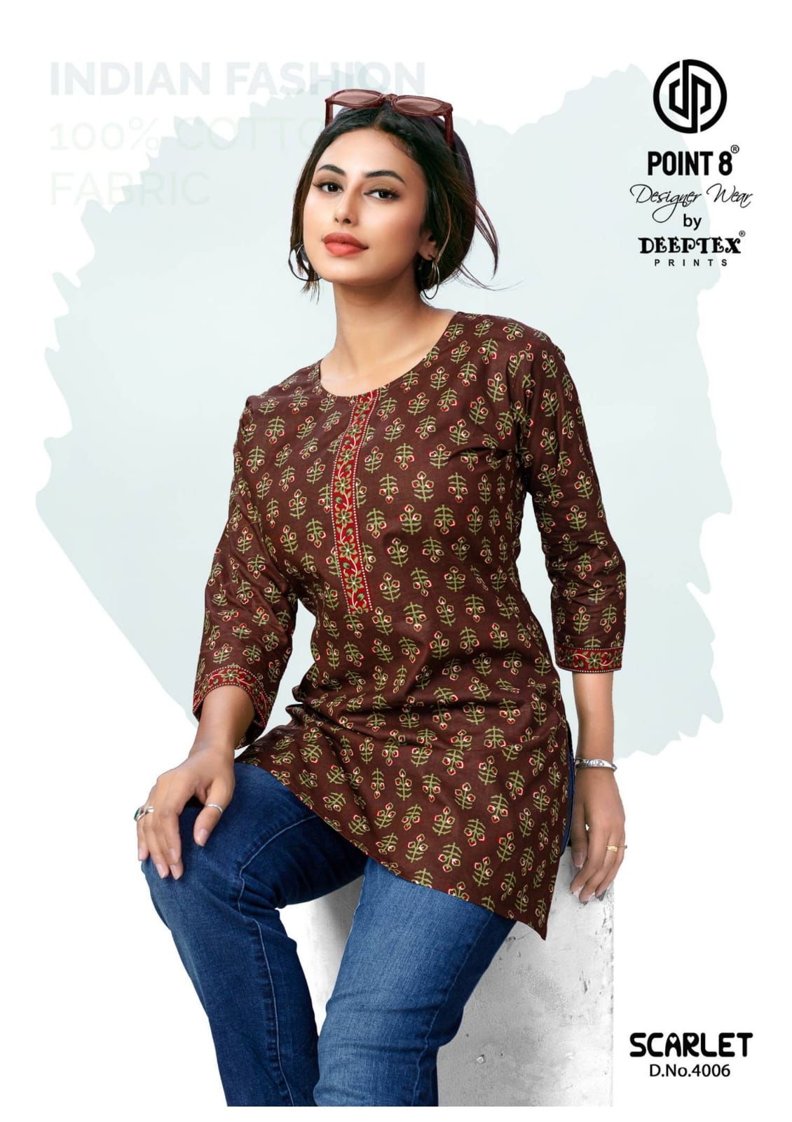 Deeptex Scarlet vol 4 Short Tops Catalog in Wholesale Price, Buy Deeptex Scarlet vol 4 Short Tops Catalog in Wholesale Price Online From Aarveen Creation