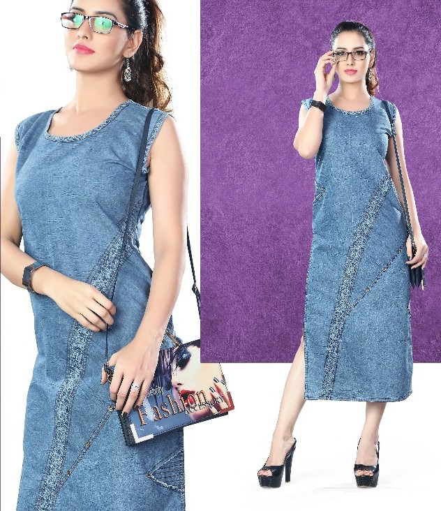 BEAUTIFUL DESIGNER DENIM KURTIS