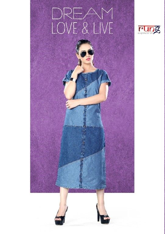 BEAUTIFUL DESIGNER DENIM KURTIS