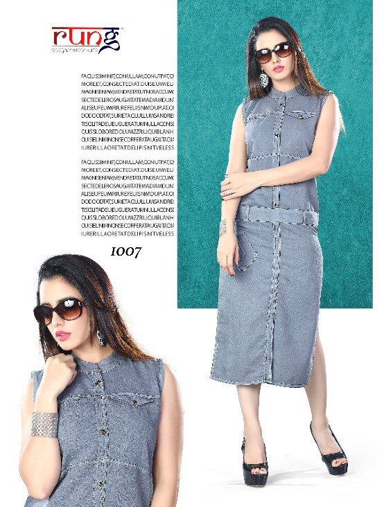 BEAUTIFUL DESIGNER DENIM KURTIS