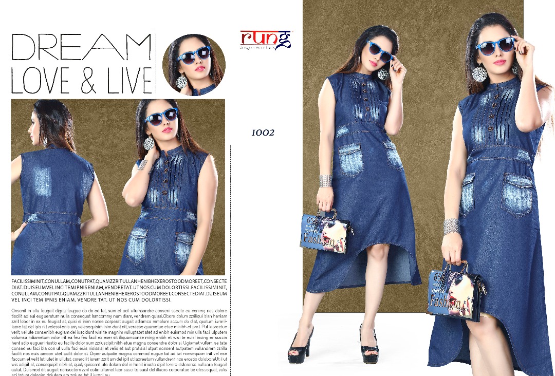 BEAUTIFUL DESIGNER DENIM KURTIS